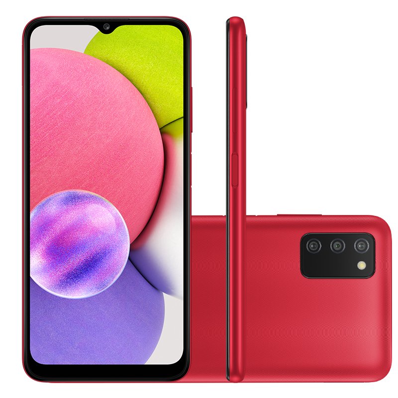 Smartphone Samsung Galaxy A03s 64 Gb Vermelho 6.5″ 4g (Entregue por Girafa)  – Black Friday 2018