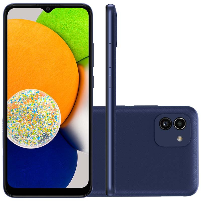 Smartphone Samsung Galaxy A03 64 Gb Azul 6.5″ 4g (Entregue por Girafa)  – Black Friday 2018