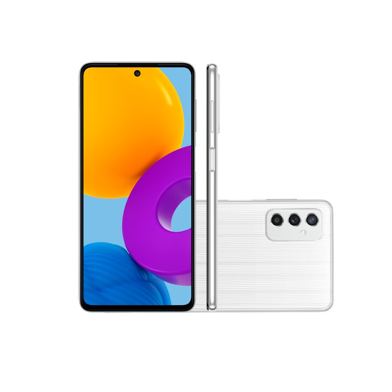 Smartphone Samsung Galaxy M52 128 Gb Branco 6.7″ 5g (Entregue por Girafa)  – Black Friday 2018