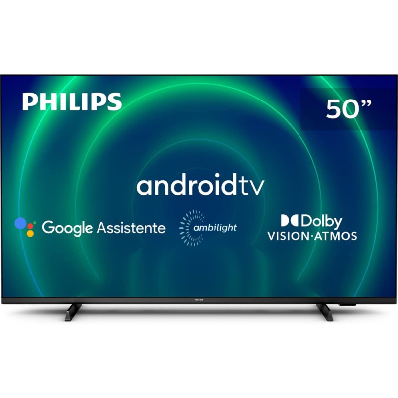 Smart Tv Philips 50″ Ambilight 4k Uhd Led Android Tv 60hz 50pug7907/78 (Entregue por Girafa)  – Black Friday 2018