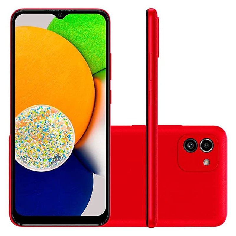 Smartphone Samsung Galaxy A03 4g 64 Gb 6.5″ Vermelho (Entregue por Girafa)  – Black Friday 2018