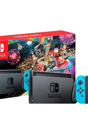Console Nintendo Switch Neon Blue E Neon Red Joy-con Com Mario Kart 8 Deluxe – Hac-001 (Entregue por Girafa)  – Black Friday 2018