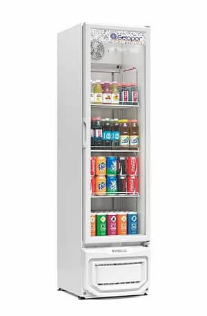 Refrigerador Expositor Vertical Gelopar 228 Litros Porta de Vidro Profissional GPTU-230 Branco 110V (Entregue por Mega Mamute)  – Black Friday 2018