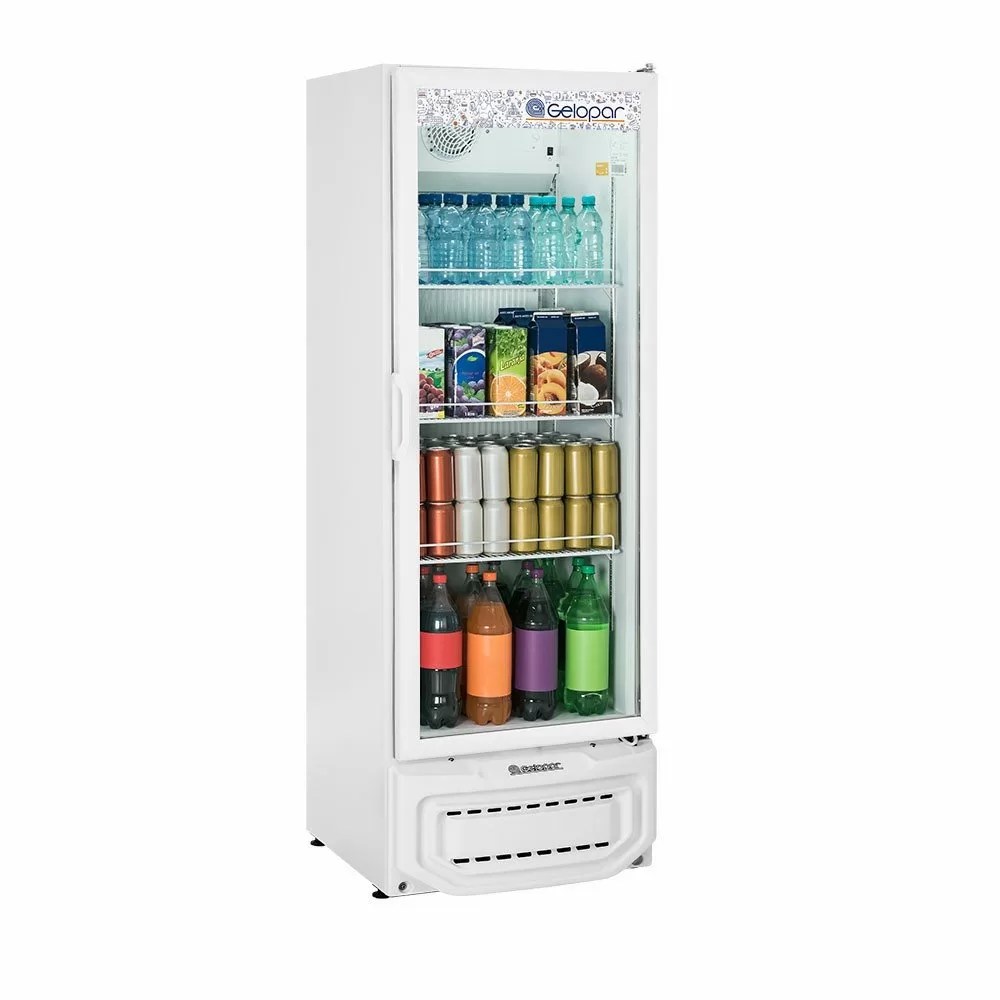 Refrigerador Expositor Vertical Gelopar 410 Litros Porta de Vidro Profissional GPTU-240 Branco 110V (Entregue por Mega Mamute)  – Black Friday 2018