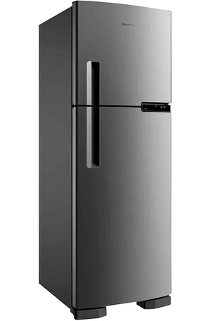 Geladeira Refrigerador Brastemp 375L Frost Free Duplex Cold Room Brm44hk – Inox – 110 Volts (Entregue por Gazin)  – Black Friday 2018