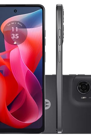 Smartphone Motorola Moto G24 6.6″ Octa Core 128Gb 4Gb Câmera Dupla – Grafite – Quadriband (Entregue por Gazin)  – Black Friday 2018