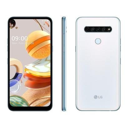 Smartphone LG K61 128GB 4G Octa-Core – 4GB RAM 6,53” Câm. Quádrupla + Selfie 16MP – Unissex-Branco (Entregue por Zattini)  – Black Friday 2018