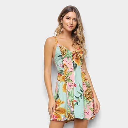 Vestido Farm Curto Frutadinha – Feminino-Rosa (Entregue por Zattini)  – Black Friday 2018