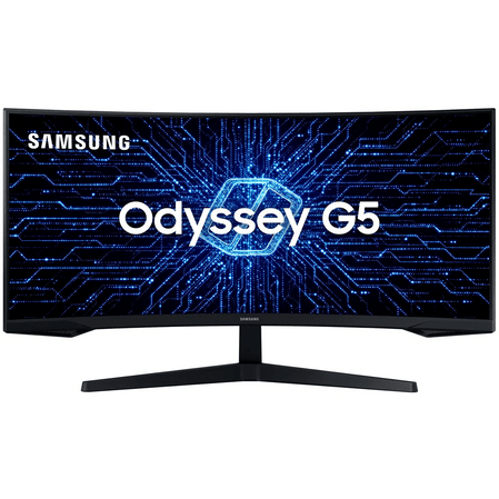 Monitor Gamer Curvo Samsung Odyssey 34″ Ultra WQHD HDMI C34G55TWWL Preto Bivolt (Entregue por Eletrum)  – Black Friday 2018
