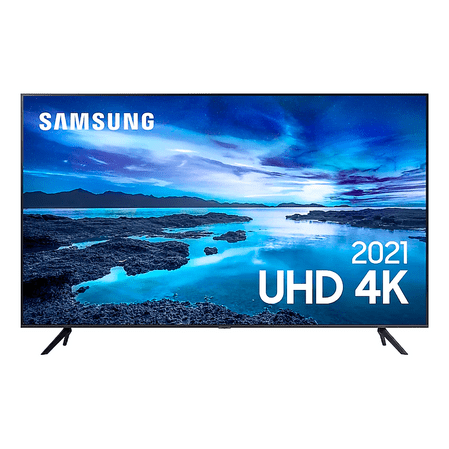 Smart TV Samsung 50″ UN50AU7700GXZD UHD Crystal 4K Borda Infinita Controle Único Cinza Titan Bivolt (Entregue por Eletrum)  – Black Friday 2018