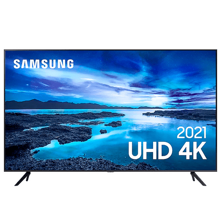 SmartTV Samsung 55″ UHD 4K 55AU7700 WiFi Bluetooth Cinza Titan Bivolt (Entregue por Eletrum)  – Black Friday 2018