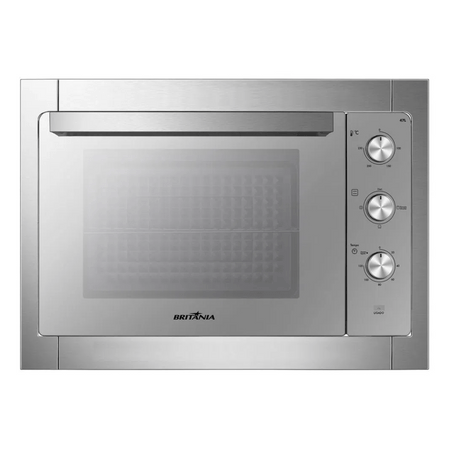 Forno Elétrico de Embutir Britânia 47L BFE47E  Prata 110V (Entregue por Eletrum)  – Black Friday 2018