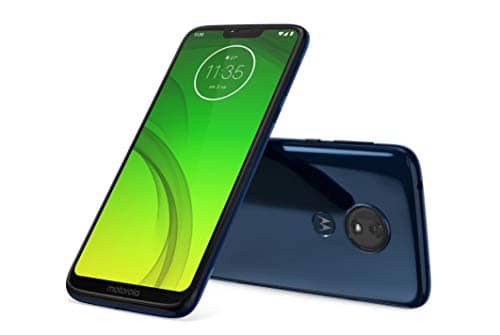 Motorola Moto G7 Power (64GB, 4GB RAM) Dual SIM 6.2\” 4G LTE (GSM Only) Factory Unlocked Smartphone International Model XT1955-2 (Marine Blue)