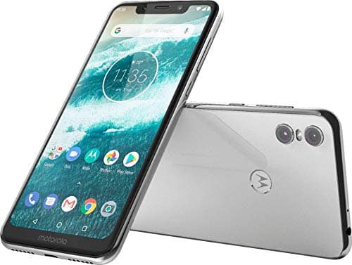 Motorola Moto One – Android One – 64 GB – 13+2 MP Dual Rear Camera – Dual SIM Unlocked Smartphone (at&T/T-Mobile/MetroPCS/Cricket/H2O) – 5.9\” HD+ Display – XT1941-3 – (International Version) (White)