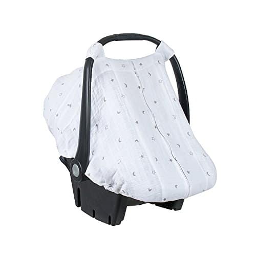 Bebe au Lait Premium Muslin Car Seat Cover, Luna