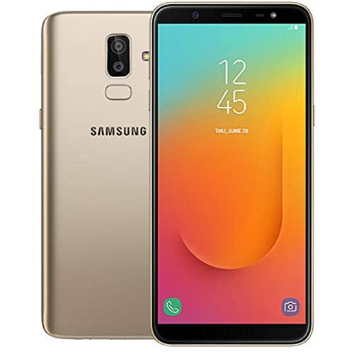 Samsung Galaxy J8 (32GB) J810M/DS – 6.0\” 18:9 Infintiy Display, 4G LTE Dual SIM Unlocked Phone with Face Unlock, Dual Camera\s, Finger Print Sensor (Gold)