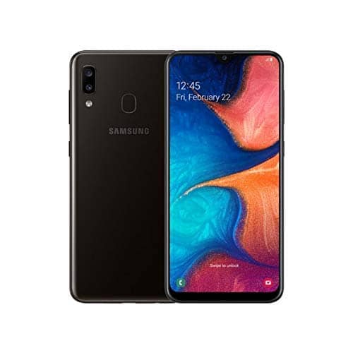 Samsung Galaxy A20 32GB A205G/DS 6.4\” HD+ 4,000mAh Battery LTE Factory Unlocked GSM Smartphone (International Version) (Black)