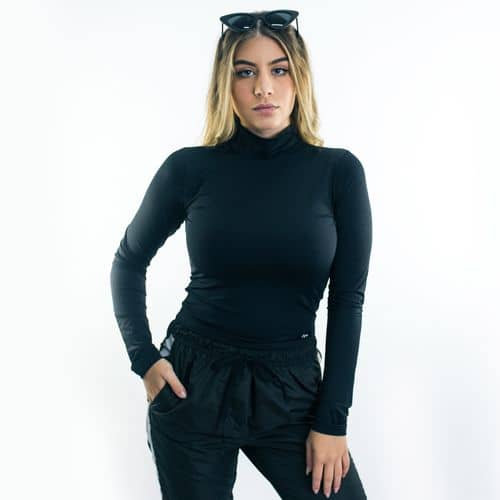 Blusinha Cropped Anjuss Ice Preto P (Entregue por Anjuss)  – Black Friday 2018