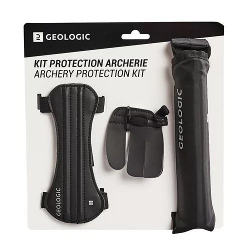 CONJUNTO DE PROTEÇÃO DE TIRO COM ARCO PARA ARQUEIRO – Kit protection archer, no size (Entregue por Decathlon)  – Black Friday 2018