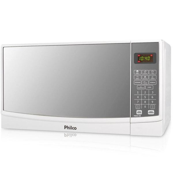 Micro-ondas Philco PME22 20 Litros com Timer Branco Espelhado (Entregue por Submarino )  – Black Friday 2018