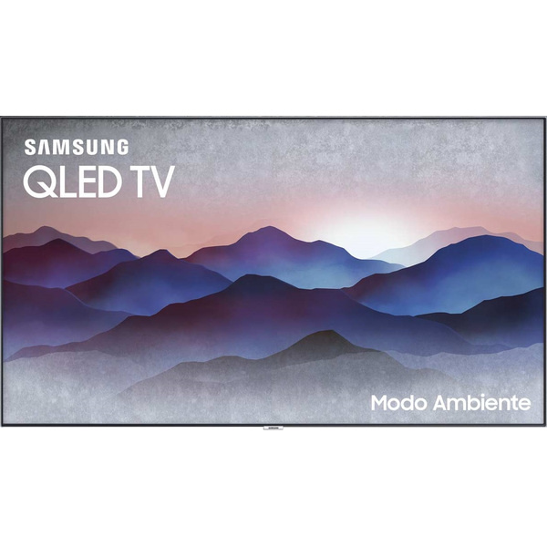 Smart TV QLED 55" Samsung 2018 QN55Q6FNAGXZD Ultra HD 4k com Conversor Digital 4 HDMI 3 USB Wi-Fi 120Hz Modo Ambiente e Pontos Quânticos – Prata (Entregue por Submarino )  – Black Friday 2018