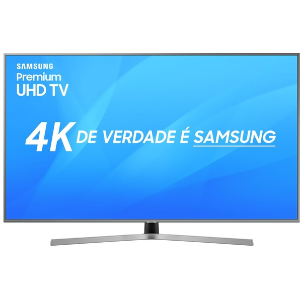 Smart TV LED 50 ´ UHD Samsung 50NU7400 Ultra HD 4k com Conversor Digital 3 HDMI 2 USB Wi – Fi Visual Livre de Cabos Controle Remoto Único HDR Premium Bixby (Entregue por Submarino)  – Black Friday 2018