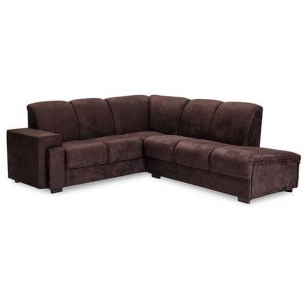 Conjunto Sofá De Canto 5 Lugares Munique Suede Café Hellen (Entregue por Americanas.com)  – Black Friday 2018