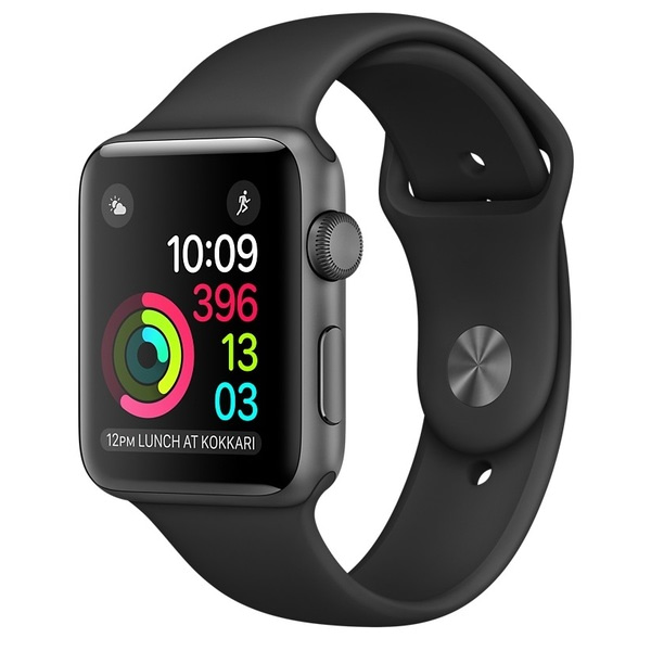 Apple Watch Series 3 38 mm de Alumínio e Pulseira Esportiva Névoa Silver MQKU2BZ / A (Entregue por Amazon)  – Black Friday 2018