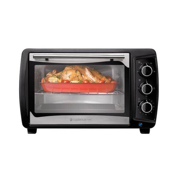 Forno Elétrico Cadence Chef 31L 1600W Preto (Entregue por Americanas)  – Black Friday 2018