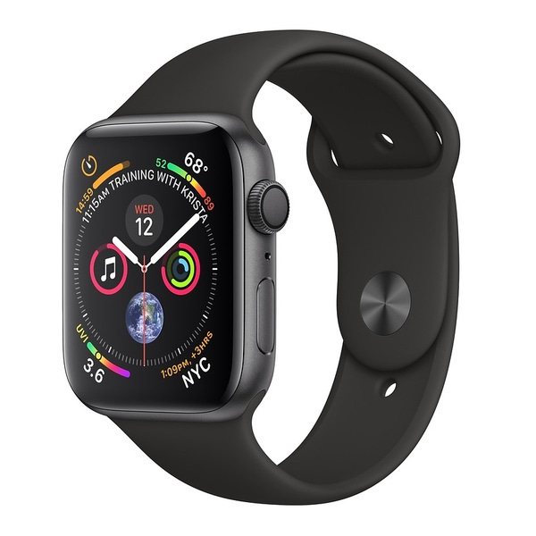 Apple Watch Series 4, 44 Mm, Alumínio Prata, Pulseira Esportiva Branca E Fecho Clássico, Mu6A2Bz / A (Entregue por Amazon)  – Black Friday 2018