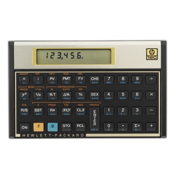 Calculadora Financeira HP 12C Gold – Nacional (Entregue por Americanas.com)  – Black Friday 2018