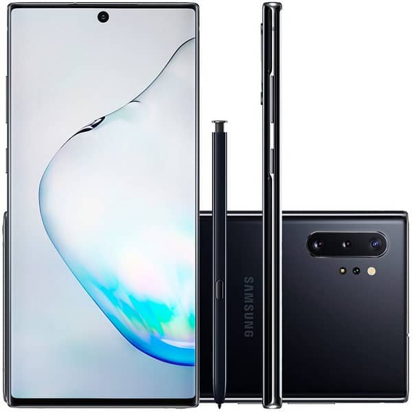 Smartphone Samsung Galaxy Note 10 Plus Preto 256gb 12gb Ram Tela De 6 (Entregue por Girafa)  – Black Friday 2018