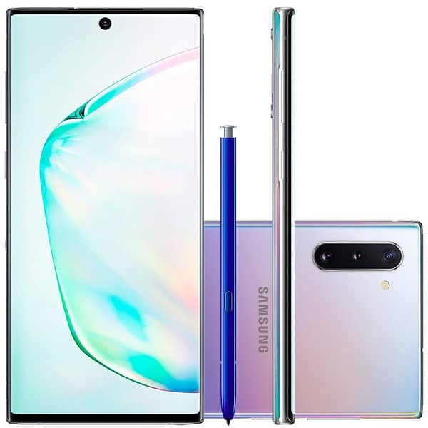 Smartphone Samsung Galaxy Note 10 Prata 256gb 8gb Ram Tela De 6,4″ Câ (Entregue por Girafa)  – Black Friday 2018
