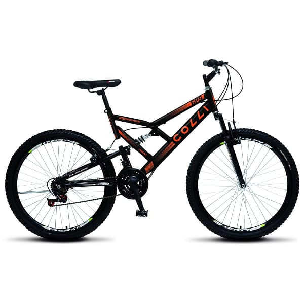 Bicicleta Dupla Suspensao Aro 26 Colli Preto (Entregue por Carrefour)  – Black Friday 2018