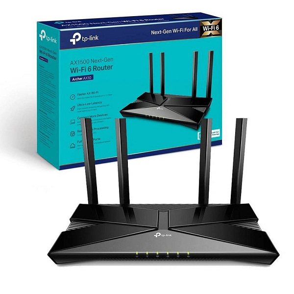 Roteador Tp-link Archer Ax10 – Preto (Entregue por Girafa)  – Black Friday 2018