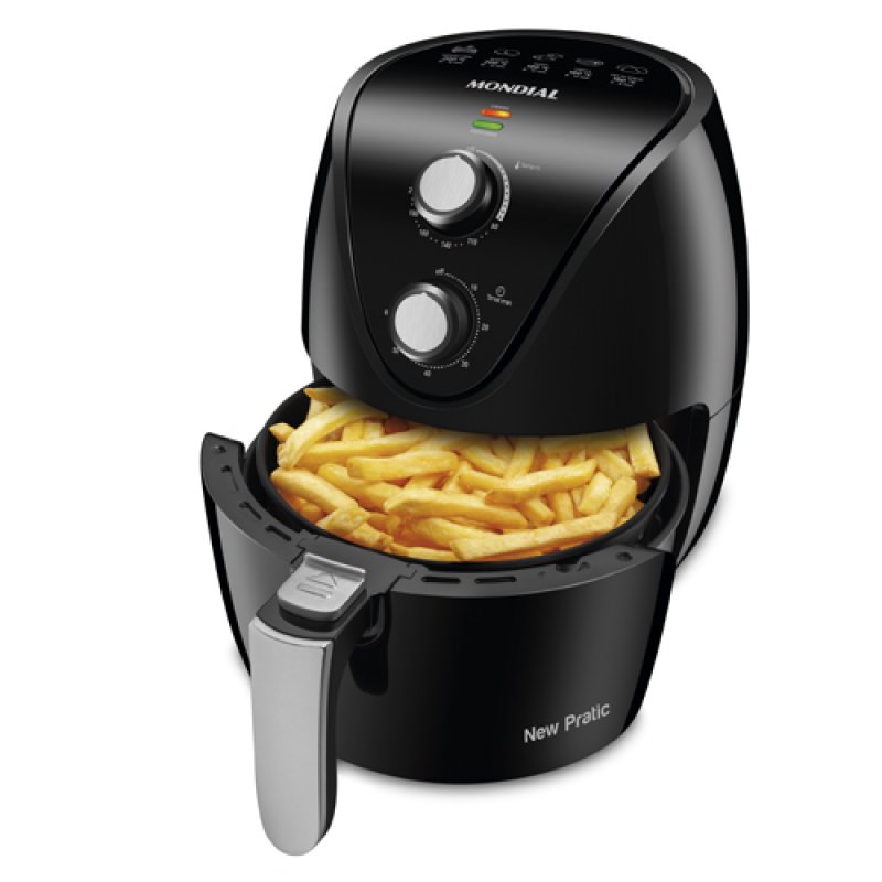 Fritadeira Mondial Airfryer New Pratic Preto Af31 3,5l -220v (Entregue por Girafa)  – Black Friday 2018