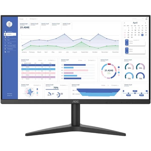 Monitor Aoc 27″ Adaptive-sync Fhd 27b1hm 75hz 8 Ms (Entregue por Girafa)  – Black Friday 2018