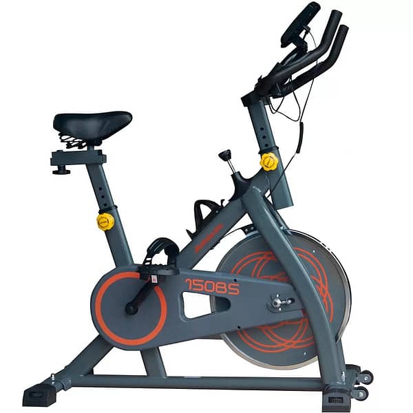 Bicicleta Ergométrica Spinning Com 6 Funções Advanced 150Bs Athletic – Cinza – Cinza (Entregue por Gazin)  – Black Friday 2018